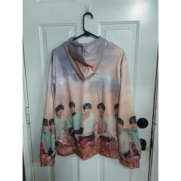 K-Pop BTS Hoodie Love Yourself World Tour Sweater - Picture 5 of 5